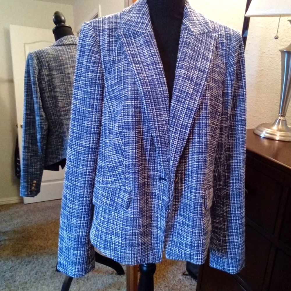 Lane Bryant Short Tweed Blazer